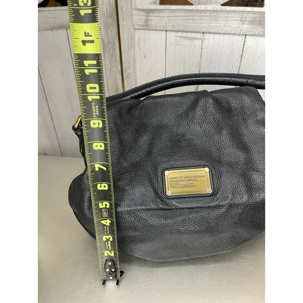 Marc By Marc Jacobs Vintage Ukita Black Soft Leather Classic Top Handle Bag Y2K